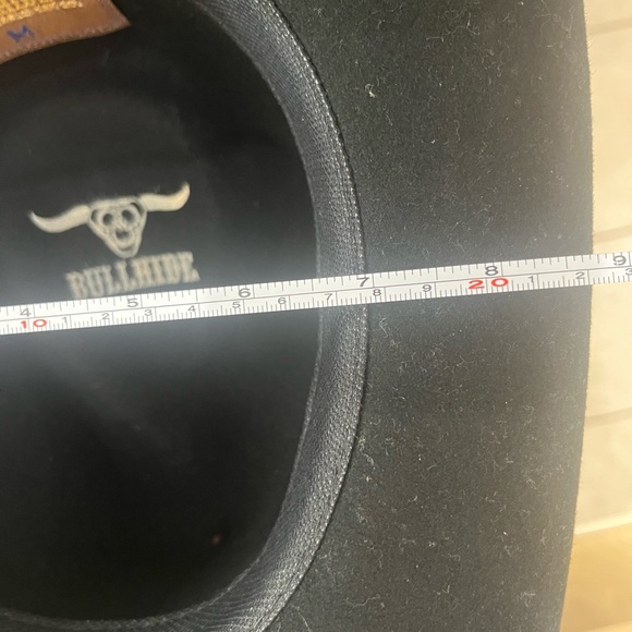 Bullhide Montecarlo Felt Black Western Hat with Braided Detail - Picture 6 of 7